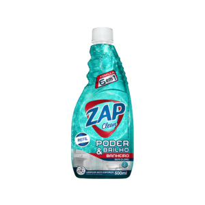 Limpa Banheiro Zap Clean Poder & Brilho – Refil – 500ml