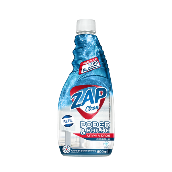 Limpa Vidros Zap Clean - Refil - Original - 500ml