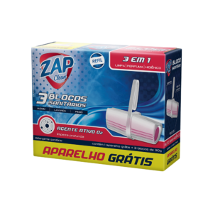 Promoção Refil Sanitário Zap Clean - Leve 3 - Grátis Aparelho