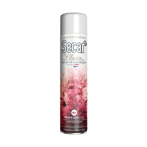 Odorizador de Ambientes Secar Charm – Rosas de Amsterdã – 360ml