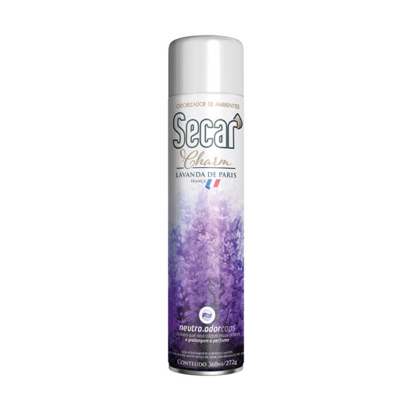 Odorizador de Ambientes Secar Charm – Lavanda de Paris – 360ml