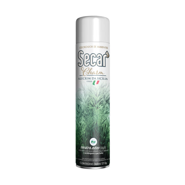 Odorizador de Ambientes Secar Charm – Alecrim da Sicília – 360ml